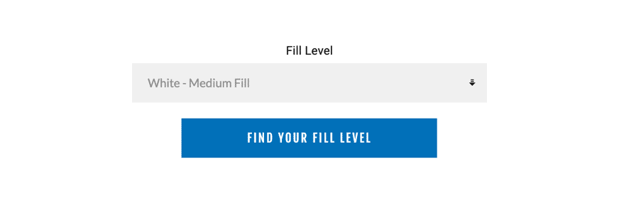 MyPillow different fill levels